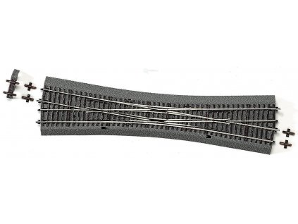 H0 - Dvojitá křižovatková výhybka 10° Angličák, RocoLINE / ROCO 42549