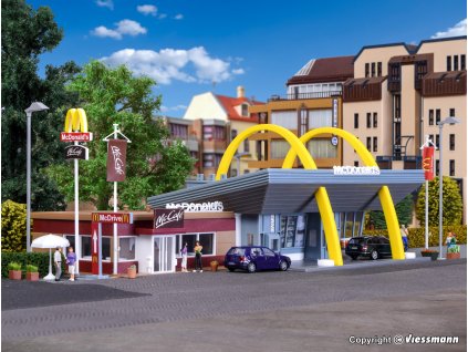 H0 - McDonald's restaurace s McCafé / Vollmer 43635