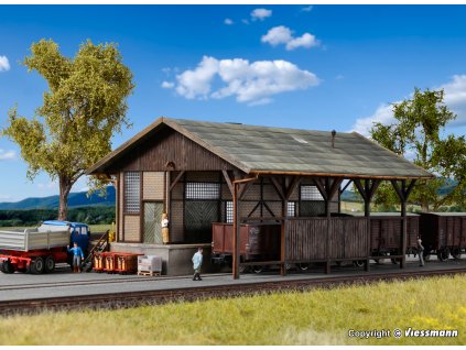 H0 - Nákladní kůlna / Vollmer 45700