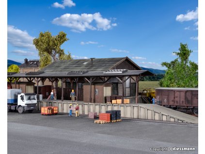 H0 - Nákladní rampa / Vollmer 45716