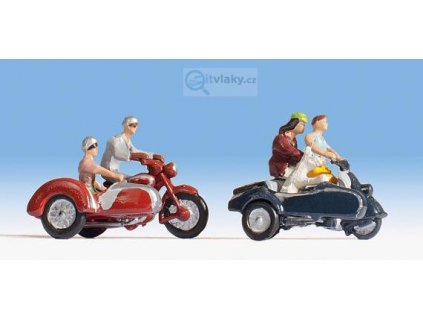 TT - Motocyklisté, 4 figurky / NOCH 45905