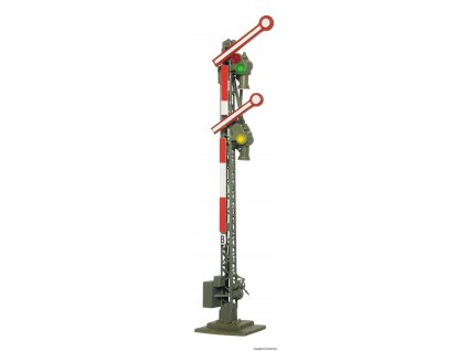 TT - hlavní mechanické návěstidlo spřažené dvojramenné - 1 pohon / Viessmann 4901