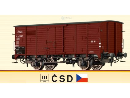 H0 - krytý nákladní vůz Z ČSD / Brawa 49067