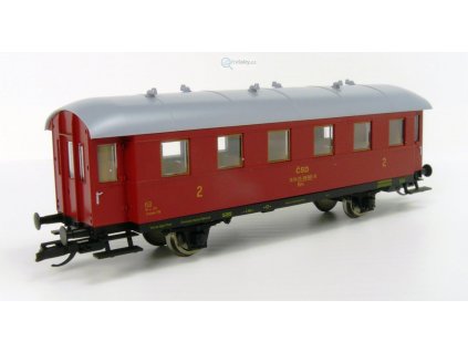 VYPRODÁNO! TT - osobní vůz ČSD Bim, ex Civ34 červený, č. 25-09001/ Schirmer 50730