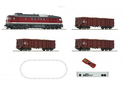 ARCHIV H0 - DCC start set lokomotiva BR 132 DR, z21start + MultiMaus / ROCO 51292