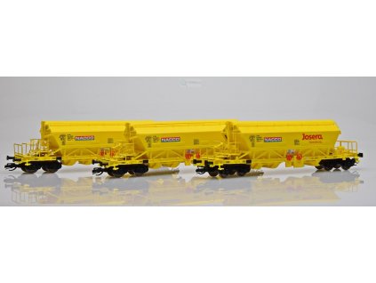 TT - set 3 vozů pro přepravu sypkých hmot Taoos 894 Nacco/ Kuehn 51456s