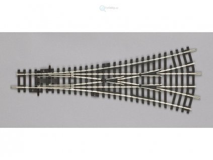 H0 - Třícestná výhybka W3 2x 15° A-Gleis / PIKO 55225