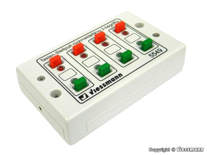 Univerzální ovládací panel 4x2 , info 8x LED / Viessmann 5549