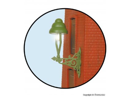 H0 - Plynová lucerna, nástěnná / Viessmann 6013