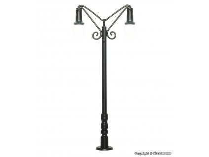 H0 - Nostalgická lampa, dvojitá / Viessman 6015