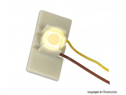 H0 - Osvětlení interiéru, LED teplá bílá, 10 ks / Viessmann 6046