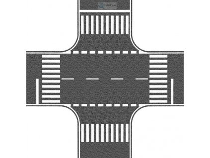 H0 - Křižovatka asfaltová / NOCH 60712