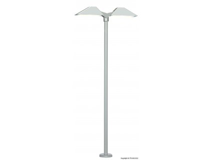N - Dvojitá moderní lampa s LED diodou, 57 mm / Viessmann 6484