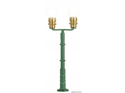 N - Dvojitá zelená kulová lampa, 33 mm / Viessmann 6502