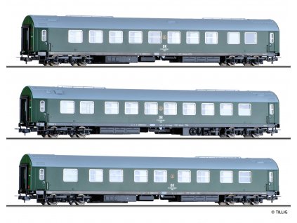 373192 1 h0 set 3 vladnich vozu salonwagenzug 2 dr tillig 70039