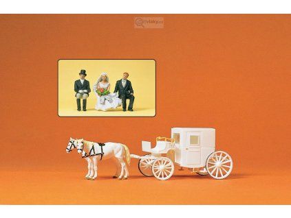 TT - Svatební kočár / Preiser 75150