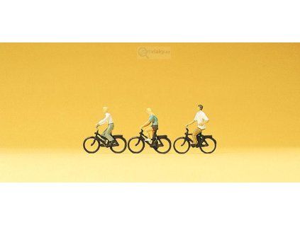 N - cyklisti, 3ks / Preiser 79089