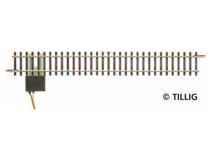 381853 tt rovna pripojna kolej 166 mm pro analog kondenzator tillig 83143