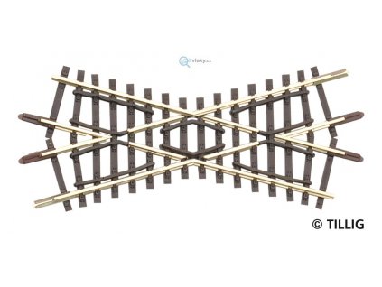 TT - kolejové křížení K2 86 mm 30° / TILLIG 83170