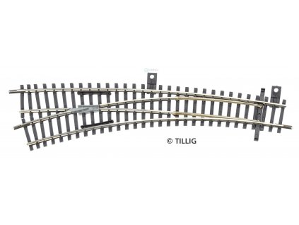 TT - oblouková výhybka levá IBW, R310/R631 vodivá srdcovka / Tillig 83364