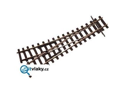 H0e - Výhybka pravá, EW 18° / Tillig 85637