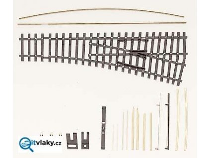 383275 h0m stavebnice flexi vyhybky 18 prava leva tillig 85640