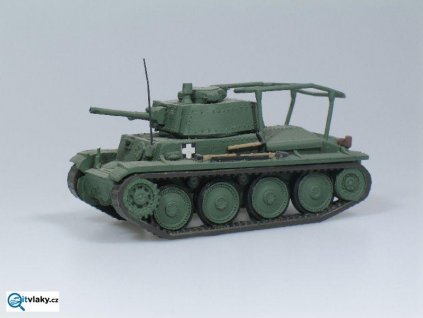 H0 - Praga Pz38 Ausf. F, stavebnice / SDV Model 87008