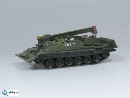 H0 - VT-72B vyprošťovací tank, stavebnice / SDV Model 87092