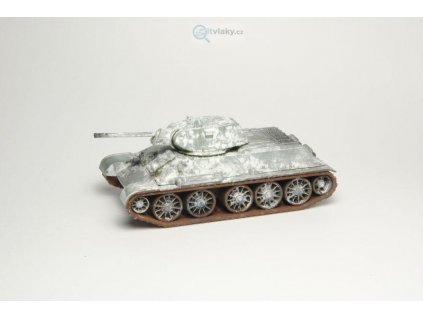 H0 - Plamenometný tank T-34/76, stavebnice / SDV Model 87156