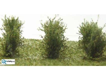 Nízké keře - mikro listí - zelená střední / Polák model 9104