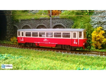 TT - motorový vůz ř. M152 krémovo/červený, ČSD / RUBIKON 913.01