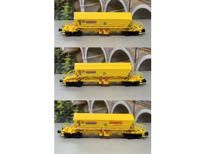 N - 3x vůz pro přepravu sypkých hmot Taoos 894 NACCO / Kuehn 93036