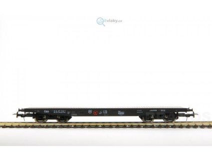 H0 - Plošinový vůz Rmmp/Pao ČSD 31 54 387 2124-9 / Bramos 3500 08