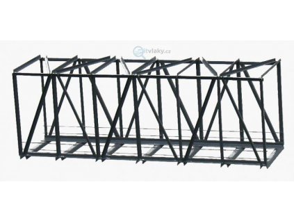 H0 - Železniční most 1-kolejný 210 mm - hotový model z kovu / Hulacki K/024