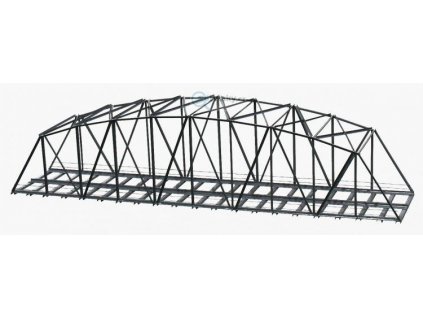 H0 - Železniční most 2-kolejný 500 mm - hotový model z kovu / Hulacki K/027