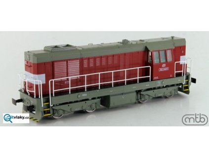 H0 - lokomotiva 742 044-1 ex. T466.2 ČD KOCOUR / MTB H0742-044