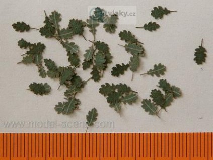 390211 listy dub zeleny 1 48 model scene l4 002