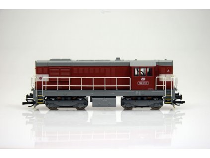 TT - dieselová lokomotiva 742-017 ČD KOCOUR / MTB 742-017