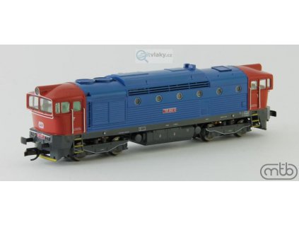TT - lokomotiva Brejlovec ČD 755-002 / MTB