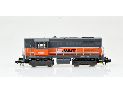 Poslední! N - dieselová lokomotiva 740 303 AWT KOCOUR / MTB 740302