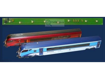 H0 - osvětlení koncového vozu RailJet - DCC a analog / STE 001