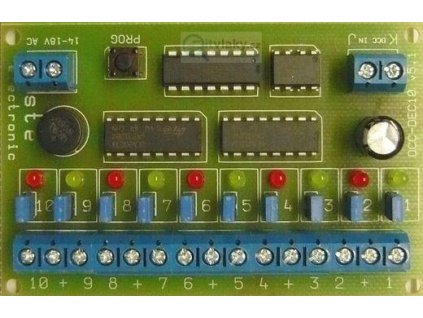 Dekodér pro návěstidlo DCC-5Sem 5 x dvousvětelné / STE 037