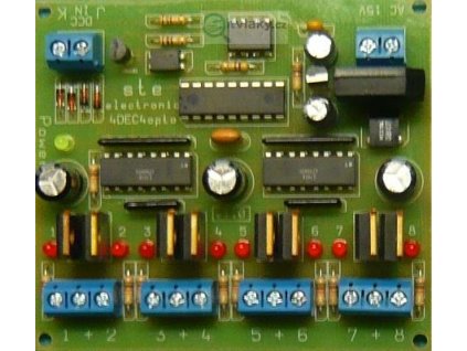 výhybkový dekodér DCC-4DEC4-opto / STE 043