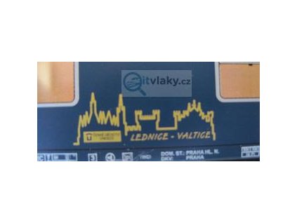 TT - spací vůz WLABmz UNESCO Lednice-Valtice ČD / TT Model 7703