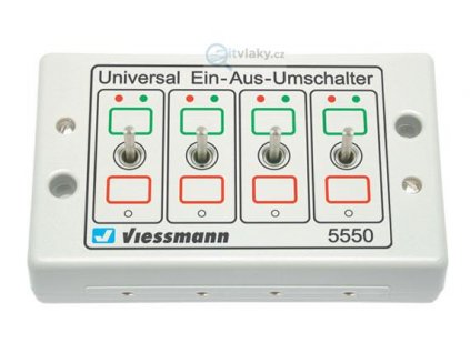 Ovládací pult se 4 přepínači / Viessmann 5550