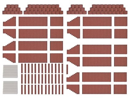 7871 Pflanzsteine Palisaden rot