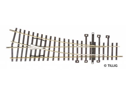 416653 h0 ew 15 vyhybka 15 prava delka 185mm tillig 82321