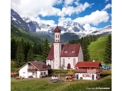 H0 - Alpská vesnice / Vollmer 42080