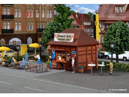 H0 - kiosek s občerstvením / Vollmer 45140