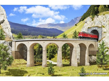 H0 - Viadukt, jednokolejný / Kibri 39725